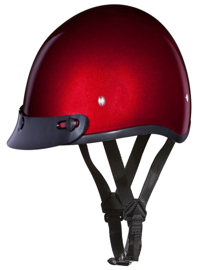 Daytona Helmets Motorcycle Helmet Half Skull Cap - Lightweight & Stylish DOT Approved Helmets for Adults - Perfect for Men and Women Riders - Comfortable & Secure Fit- Stylish Protection for Everyday Riding - Image 1